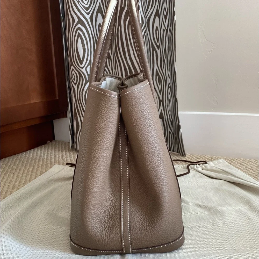 ‼️SOLD‼️💯Authentic Hermes Garden Party 36MM Etoupe - Picture 9 of 15